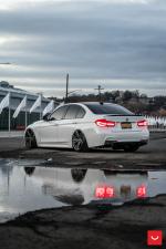 BMW M3 Sedan on Vossen Wheels (HF-1) 2018 года